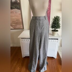 Theory Black, Grey and White Heathered Dress Pants